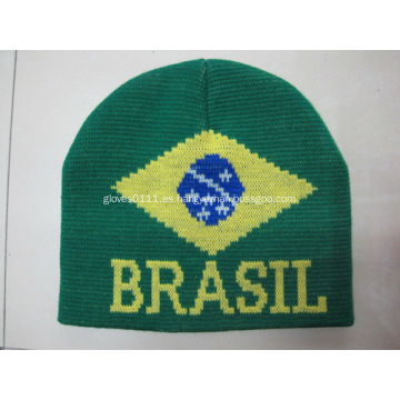 Gorro de punto de jacquard personalizado